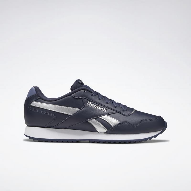 Tenisi Reebok Royal Glide Ripple Barbati Bleumarin/Argintii/Albi Romania CZ6327QG